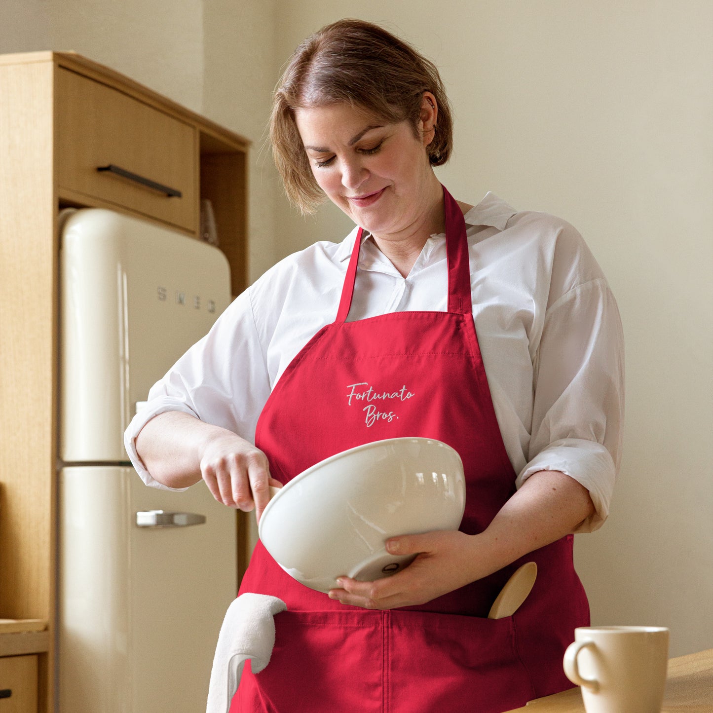 Organic cotton apron